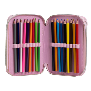 Astuccio Scuola Hello Kitty Sanrio Multiscomparto 3 Zip Portacolori Giotto - 1654