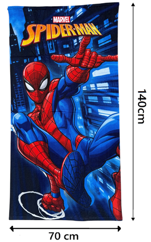 Telo Mare Spiderman MARVEL Asciugamano per Bambini in Microfibra CM 140x70 - Je11529cg