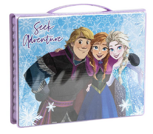 Valigetta 65 Pezzi Frozen DISNEY Scatola Colori Cancelleria Stickers per Bambini - 1221