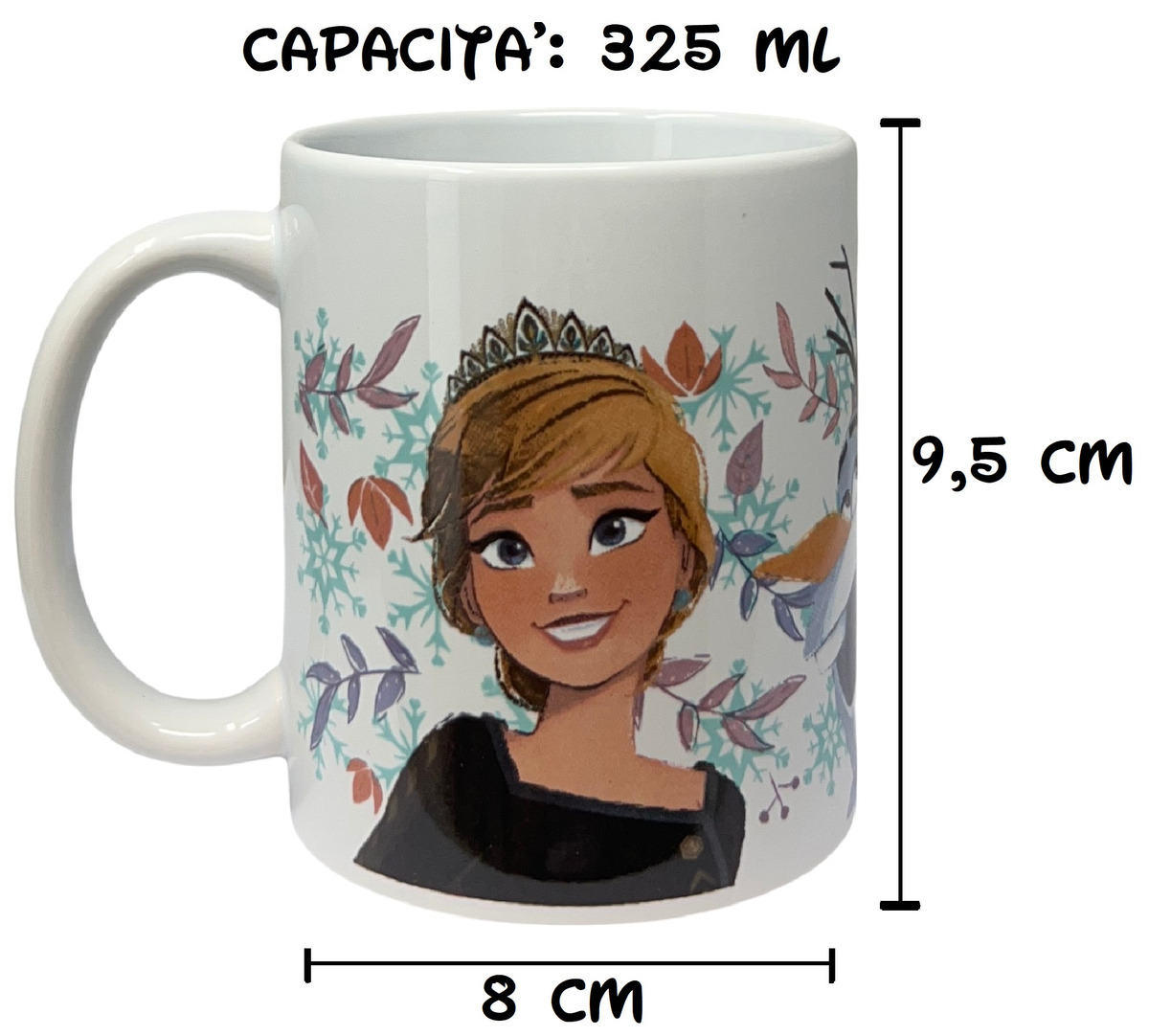 Tazza in Ceramica Frozen Ii DISNEY Modello Mug 325 Ml in Confezione - 83065