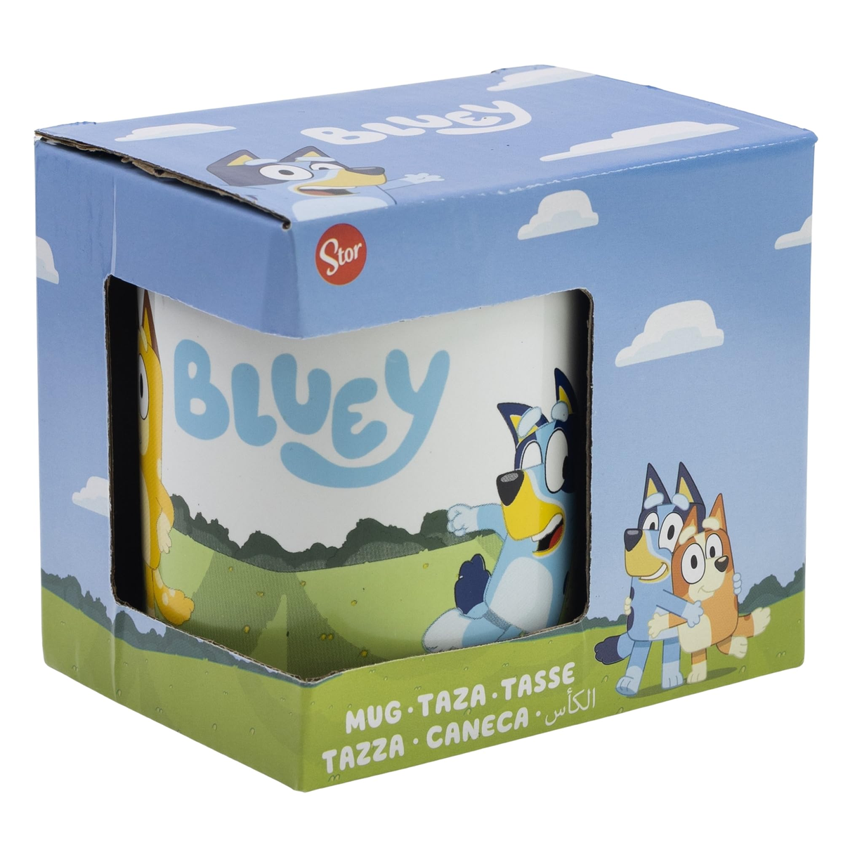 Tazza in Ceramica Bluey e Bingo Modello Mug 325 Ml in Confezione - 83062