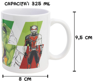 Tazza in Ceramica Avengers MARVEL Modello Mug 325 Ml in Confezione - 83063