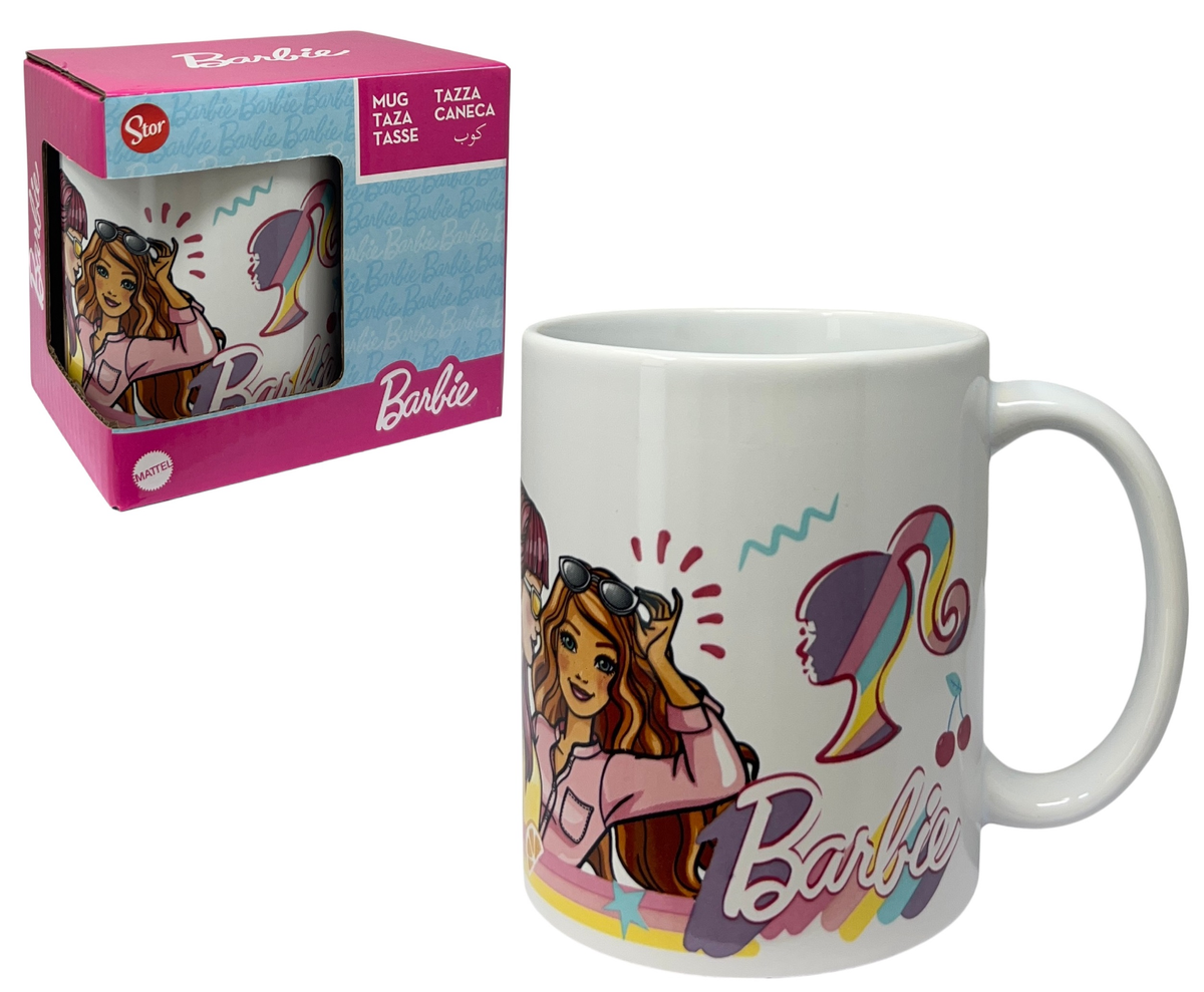 Tazza in Ceramica Barbie Mattel Modello Mug 325 Ml in Confezione - 88154