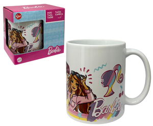 Tazza in Ceramica Barbie Mattel Modello Mug 325 Ml in Confezione - 88154
