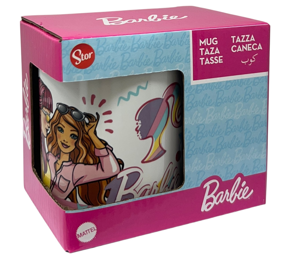 Tazza in Ceramica Barbie Mattel Modello Mug 325 Ml in Confezione - 88154
