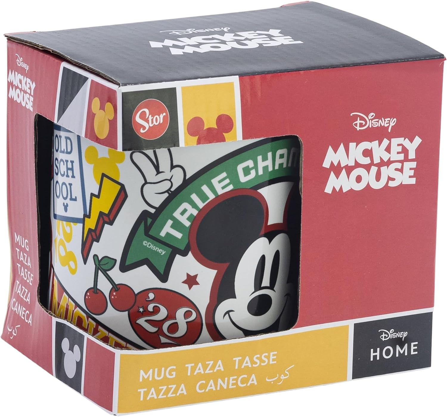 Tazza in Ceramica Topolino DISNEY Mickey Mouse Modello Mug 325 Ml in Confezione - 83066