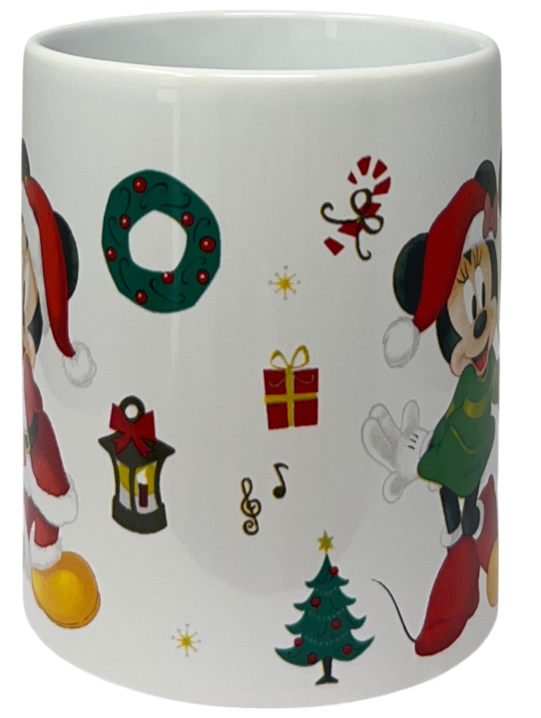 Tazza Natale Minnie e Topolino DISNEY in Ceramica Modello Mug 325 Ml in Confezione - 83067