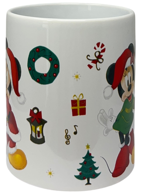 Tazza Natale Minnie e Topolino DISNEY in Ceramica Modello Mug 325 Ml in Confezione - 83067