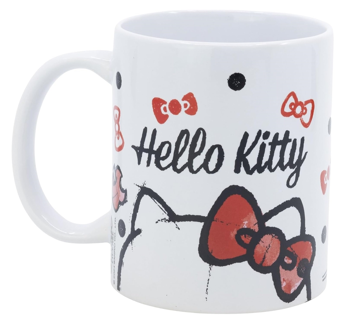 Tazza in Ceramica Hello Kitty Sanrio Modello Mug 325 Ml in Confezione - 83072