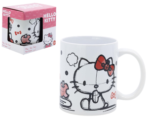 Tazza in Ceramica Hello Kitty Sanrio Modello Mug 325 Ml in Confezione - 83072