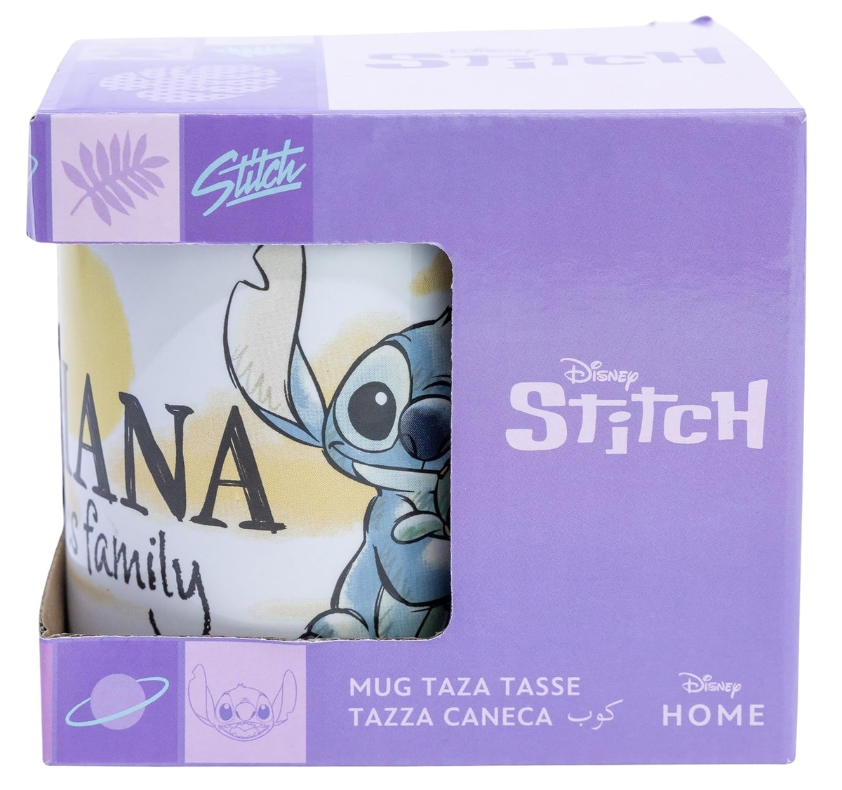 Tazza in Ceramica Stitch e Angel DISNEY Ohana Modello Mug 325 Ml in Confezione - 83073