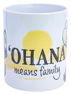 Tazza in Ceramica Stitch e Angel DISNEY Ohana Modello Mug 325 Ml in Confezione - 83073