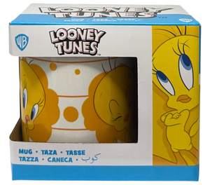 Tazza in Ceramica Titti Looney Tunes Modello Mug 237 Ml in Confezione per Bambini - 83059