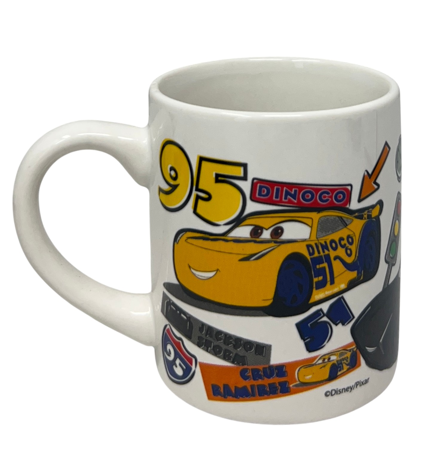Set 3 Pezzi in Ceramica Cars DISNEY Tazza Ciotola Piatto Stoviglie per Bambini in Confezione - 83049