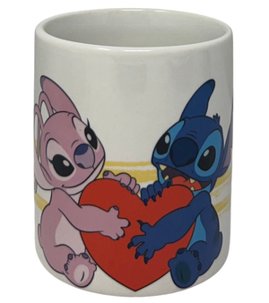 Set 3 Pezzi in Ceramica Stitch DISNEY Tazza Ciotola Piatto Stoviglie per Bambini in Confezione - 83055