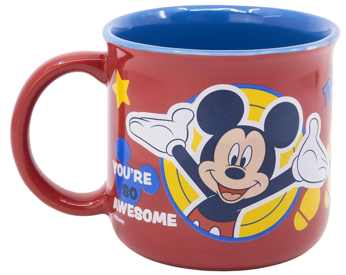 Tazza Topolino DISNEY Modello Mug Doppio Colore 355 Ml in Confezione- 83056
