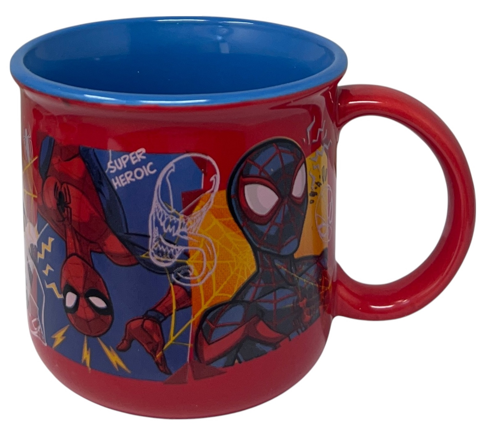 Tazza Spiderman MARVEL Modello Mug Doppio Colore 355 Ml in Confezione- 83057