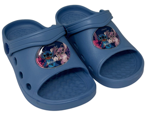 Ciabatte Stitch e Angel DISNEY Sabot per Bambini Pantofole in Eva Mare Piscina Casa - D11682mc