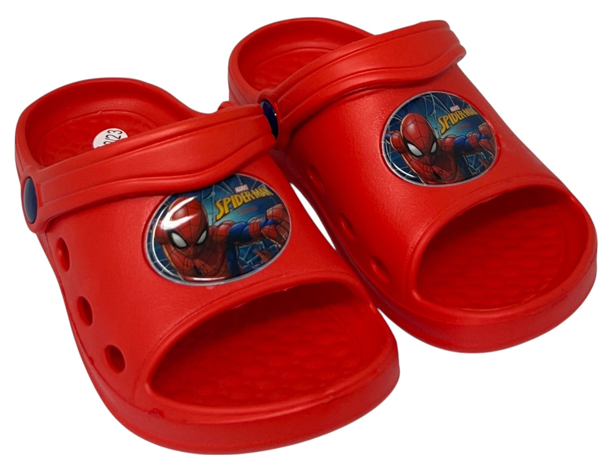 Ciabatte Spiderman MARVEL Sabot per Bambini Pantofole in Eva Mare Piscina Casa - M11683mc