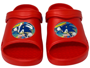 Ciabatte Sonic the Hedgehog Sabot per Bambini Pantofole in Eva Mare Piscina Casa - Sn1680mc