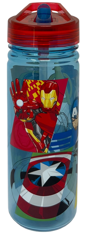 Borraccia Ecozen Avengers MARVEL in Tritan Bottiglia con Beccuccio Ripiegabile 580 Ml -83207
