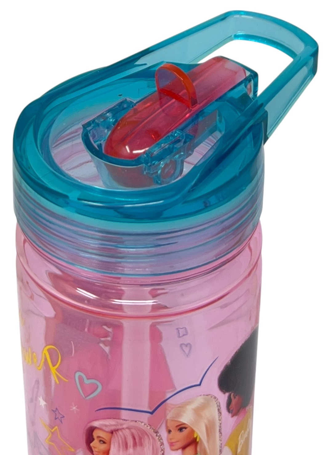 Borraccia Ecozen Barbie Mattel in Tritan Bottiglia con Beccuccio Ripiegabile 580 Ml -83208