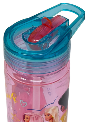 Borraccia Ecozen Barbie Mattel in Tritan Bottiglia con Beccuccio Ripiegabile 580 Ml -83208
