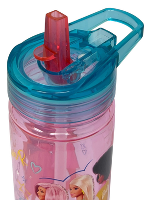 Borraccia Ecozen Barbie Mattel in Tritan Bottiglia con Beccuccio Ripiegabile 580 Ml -83208