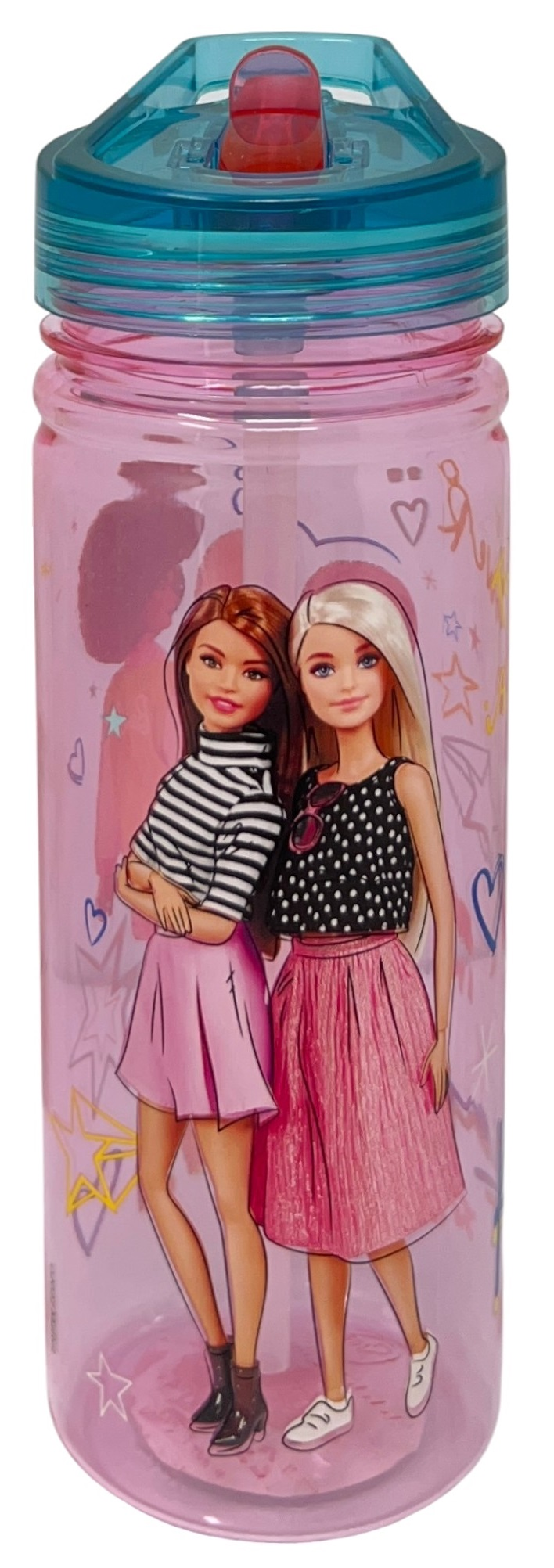 Borraccia Ecozen Barbie Mattel in Tritan Bottiglia con Beccuccio Ripiegabile 580 Ml -83208