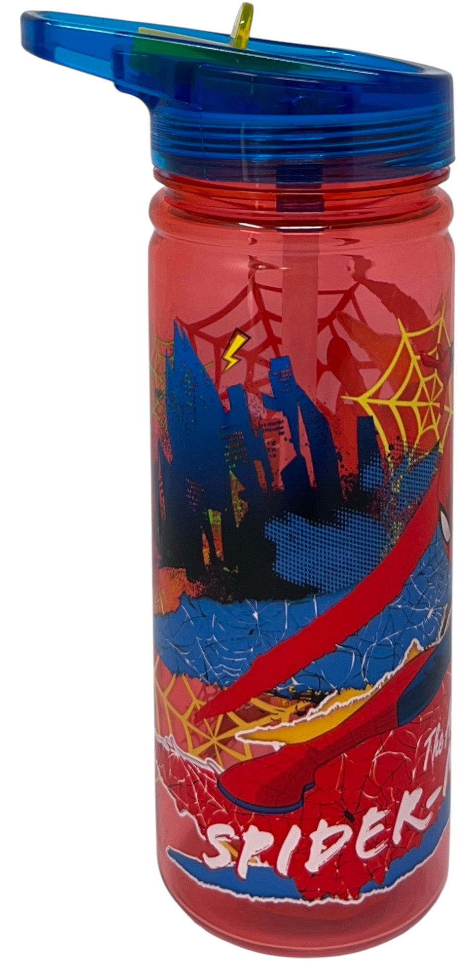 Borraccia Ecozen Spiderman MARVEL in Tritan Bottiglia con Beccuccio Ripiegabile 580 Ml -83213