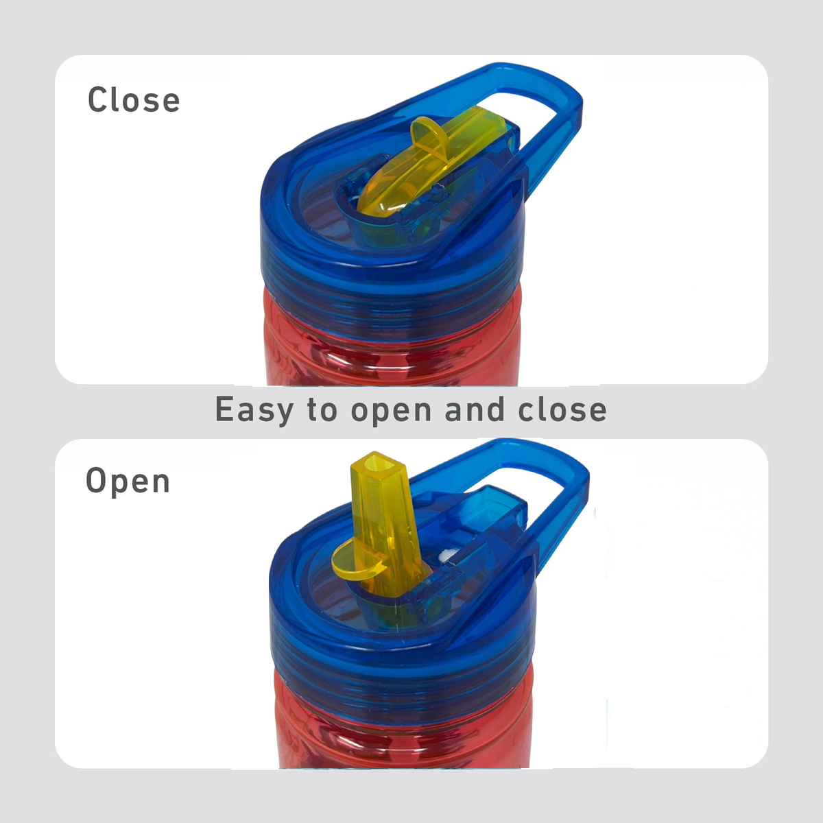 Borraccia Ecozen Spiderman MARVEL in Tritan Bottiglia con Beccuccio Ripiegabile 580 Ml -83213
