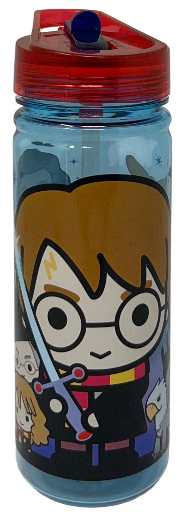 Borraccia Ecozen Harry Potter Chibi in Tritan Bottiglia con Beccuccio Ripiegabile 580 Ml -83216