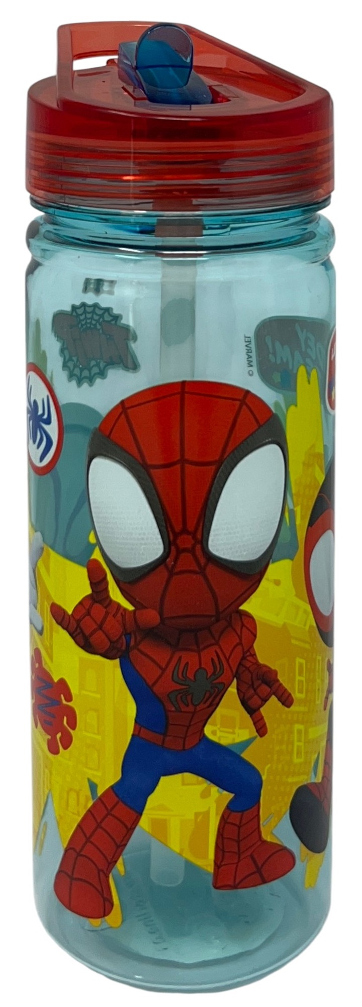 Borraccia Ecozen Spidey MARVEL in Tritan Bottiglia con Beccuccio Ripiegabile 580 Ml -83217
