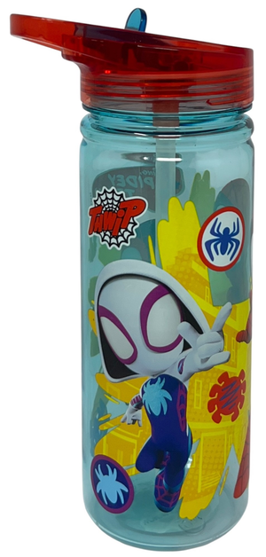 Borraccia Ecozen Spidey MARVEL in Tritan Bottiglia con Beccuccio Ripiegabile 580 Ml -83217
