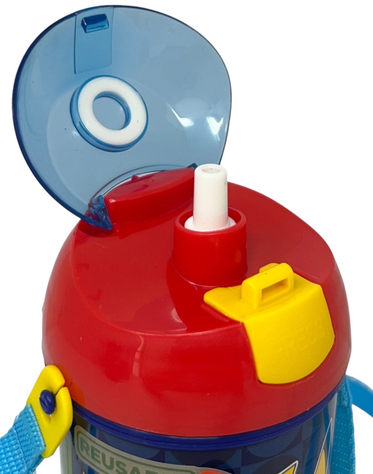 Borraccia Pop-Up Pikachu Pokémon Bottiglia in Plastica Riutilizzabile con Tracolla 450 Ml - 83220