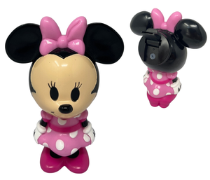 Borraccia Minnie Mouse DISNEY Personaggio 3d Bottiglia 260 Ml in Plastica Riutilizzabile Beccuccio Ripiegabile -83204