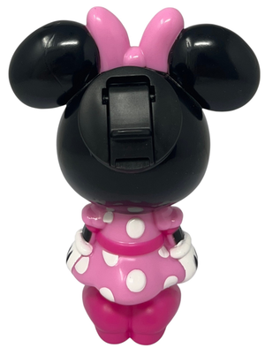Borraccia Minnie Mouse DISNEY Personaggio 3d Bottiglia 260 Ml in Plastica Riutilizzabile Beccuccio Ripiegabile -83204
