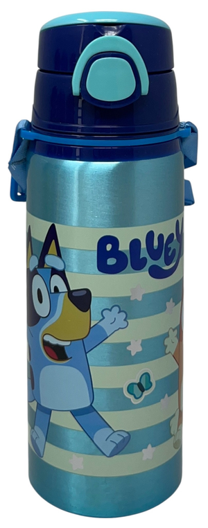 Borraccia in Alluminio Bluey e Bingo Bottiglia 730 Ml con Apertura Pop-Up e Tracolla - 83189