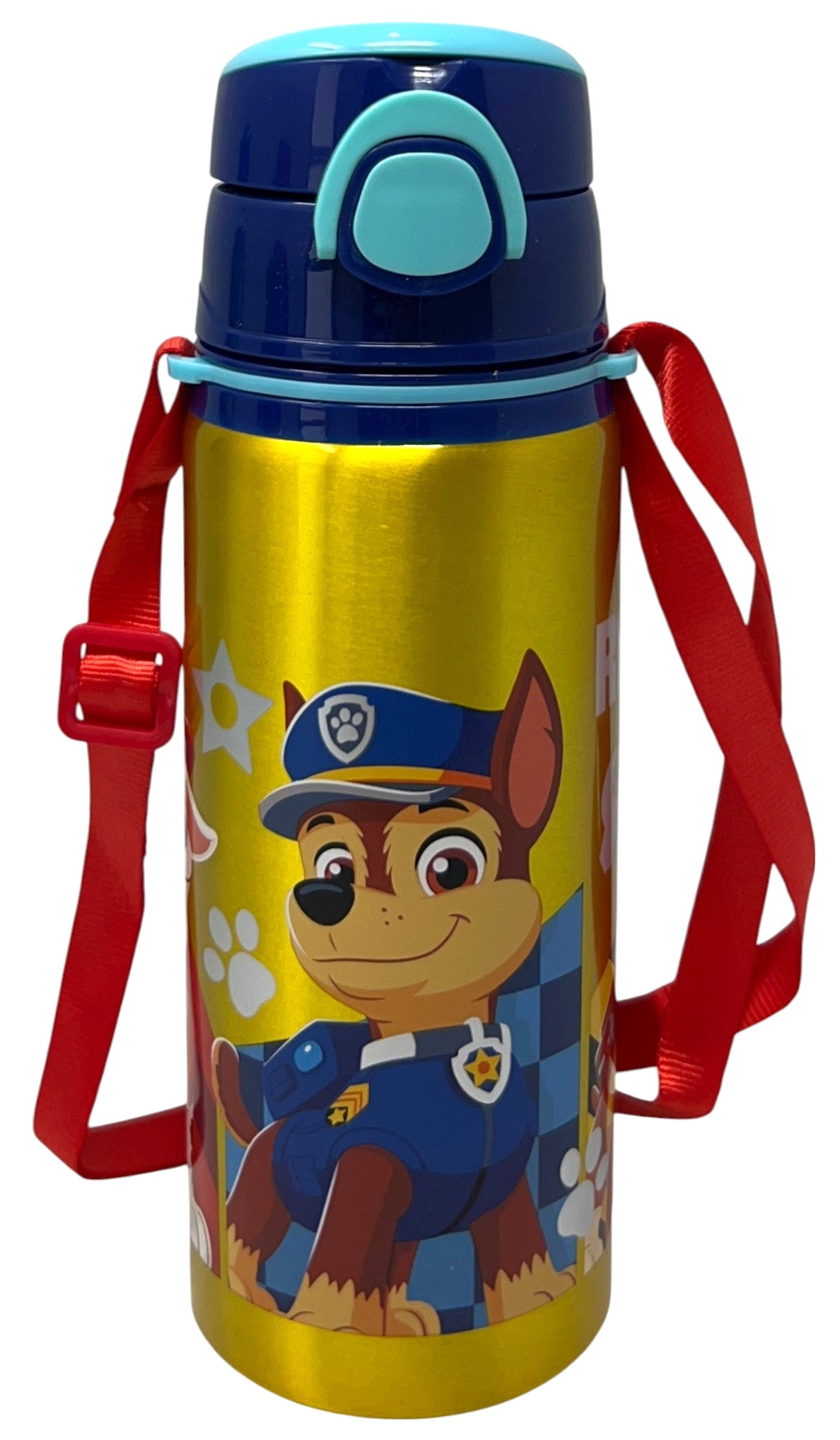 Borraccia in Alluminio Paw Patrol Bottiglia 730 Ml con Apertura Pop-Up e Tracolla - 83193