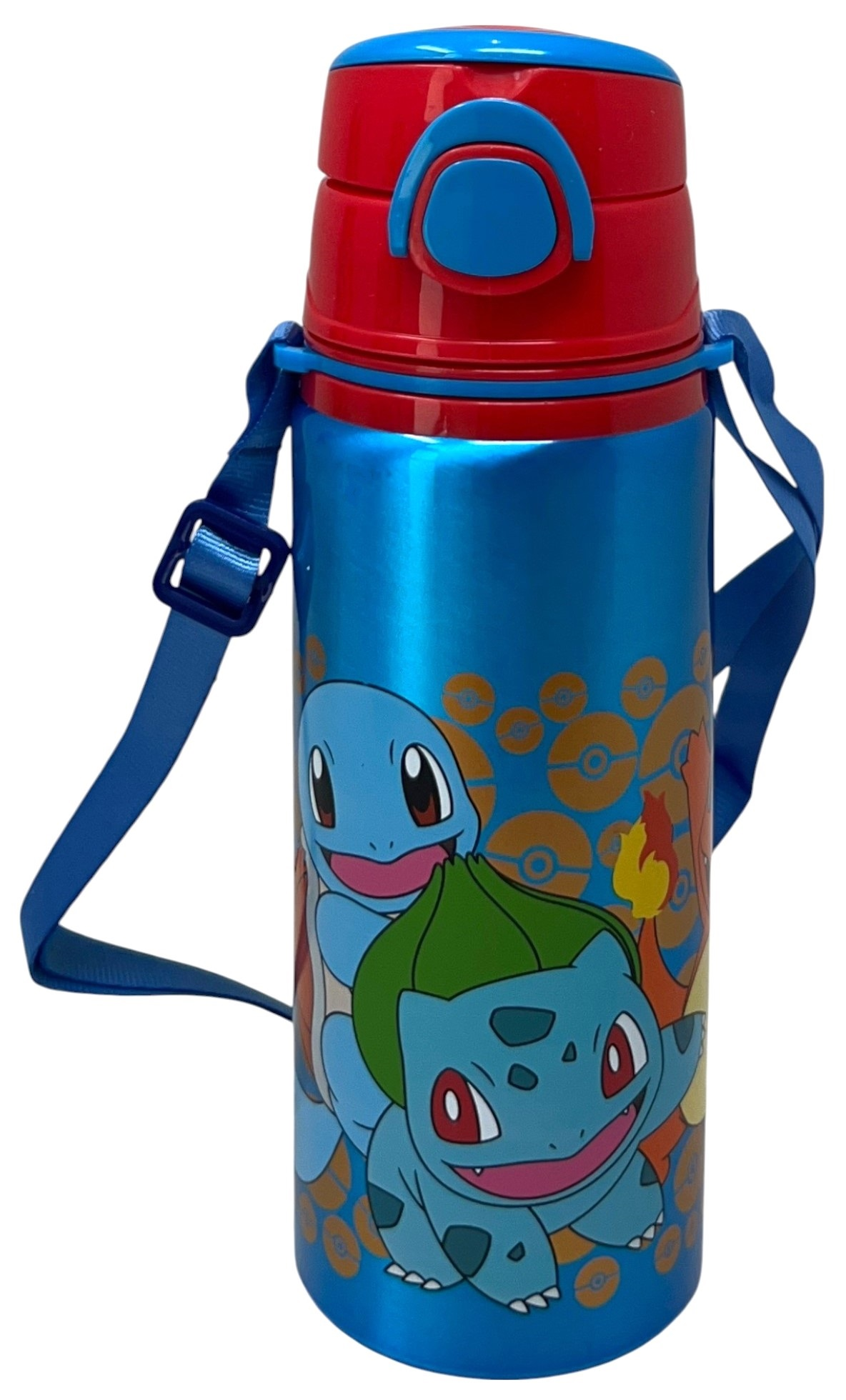 Borraccia in Alluminio Pikachu Pokémon Bottiglia 730 Ml con Apertura Pop-Up e Tracolla - 83194