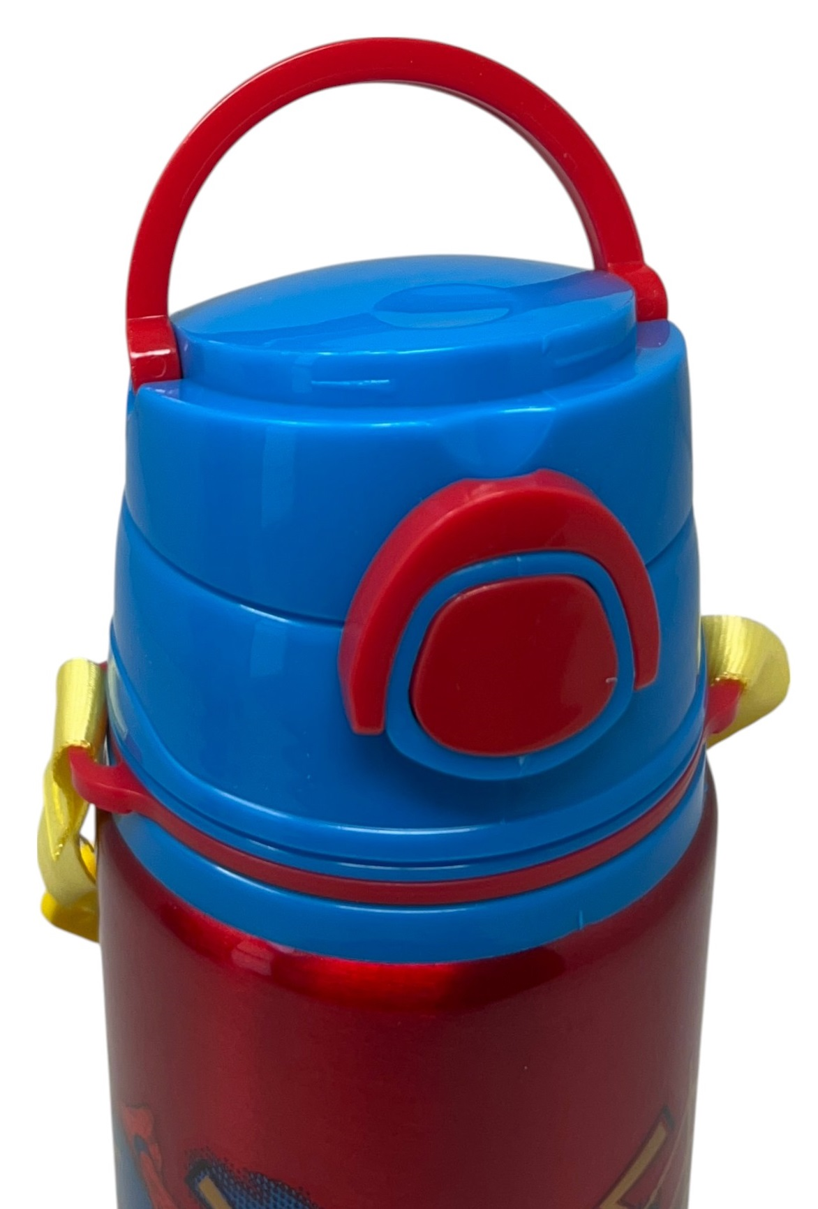 Borraccia in Alluminio Spiderman MARVEL Bottiglia 730 Ml con Apertura Pop-Up e Tracolla - 83197