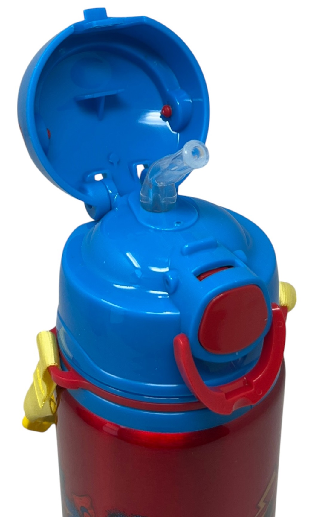 Borraccia in Alluminio Spiderman MARVEL Bottiglia 730 Ml con Apertura Pop-Up e Tracolla - 83197