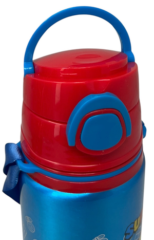 Borraccia in Alluminio Super Mario Nintendo Bottiglia 730 Ml con Apertura Pop-Up e Tracolla - 83199