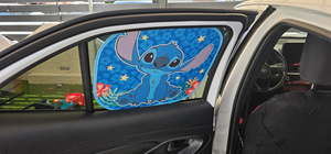 Tendine Parasole Laterali Stitch DISNEY Coppia di Tendine per Auto 44 X 33 CM Protezione Raggi Uv - 000564698