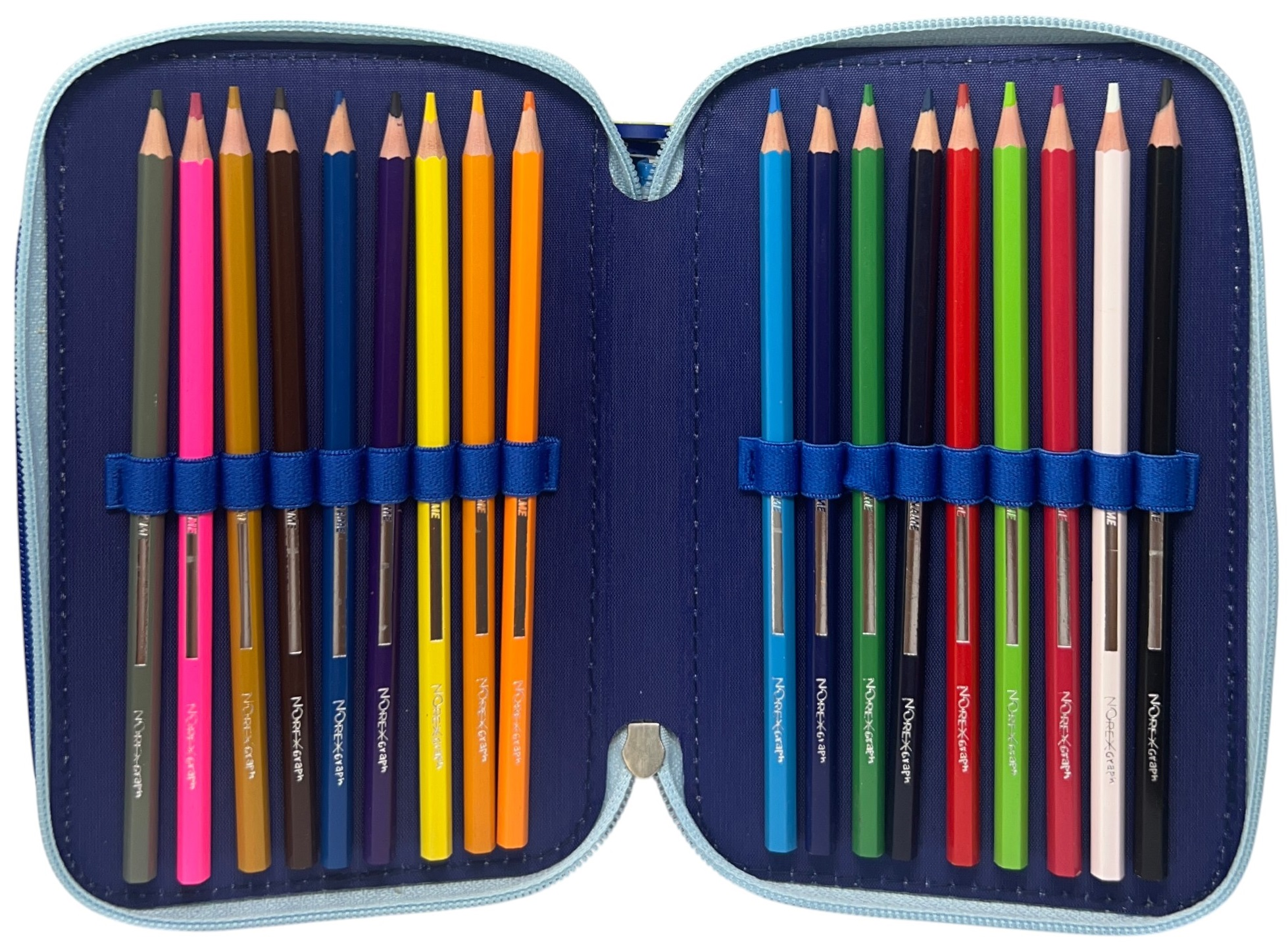 Astuccio 3 Zip Scuola Stitch Boy DISNEY Multiscomparto Portacolori Giotto - 1004p2444