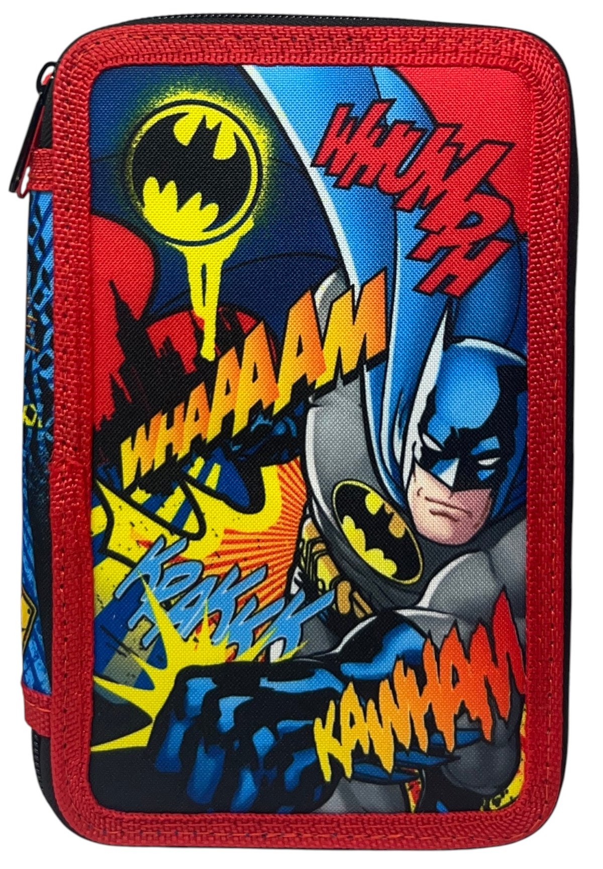 Astuccio 3 Zip Scuola Batman DC Multiscomparto Portacolori Giotto - 1004e4226