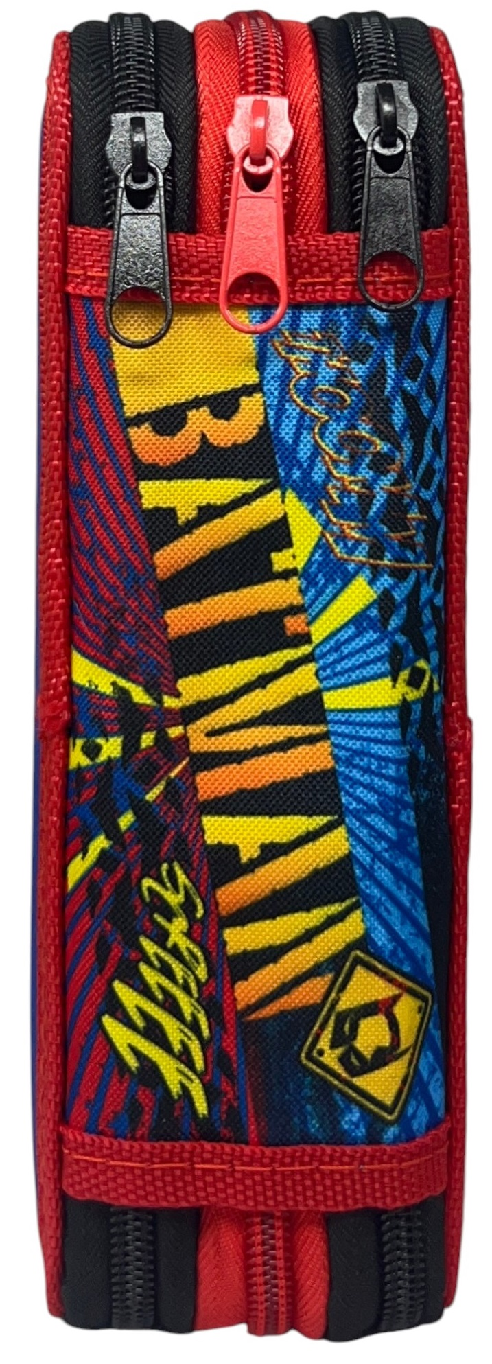 Astuccio 3 Zip Scuola Batman DC Multiscomparto Portacolori Giotto - 1004e4226