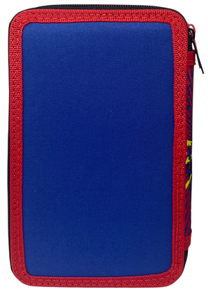 Astuccio 3 Zip Scuola Batman DC Multiscomparto Portacolori Giotto - 1004e4226