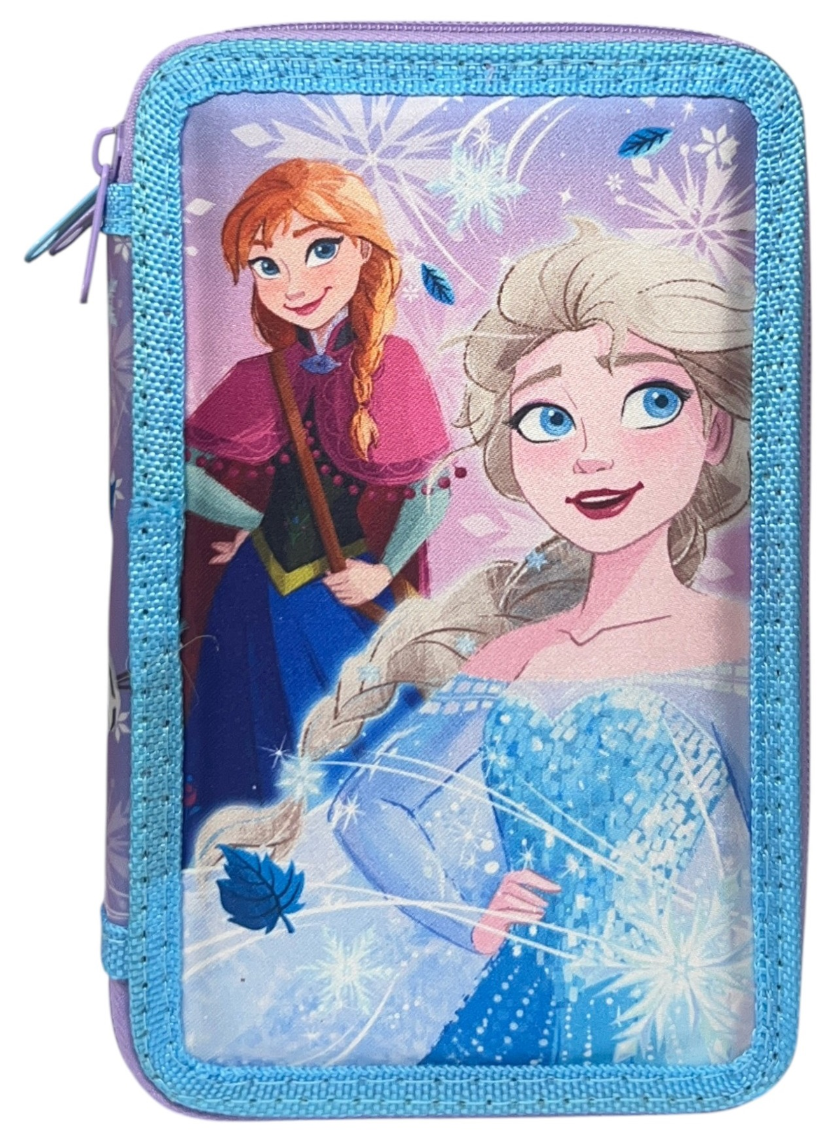 Astuccio 3 Zip Scuola Frozen DISNEY Multiscomparto Portacolori Giotto - 564797