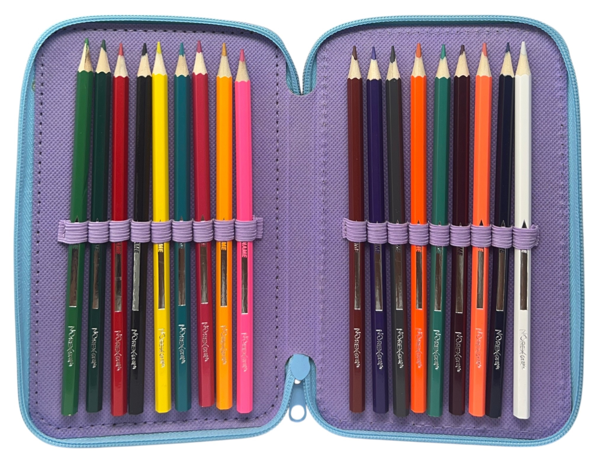 Astuccio 3 Zip Scuola Frozen DISNEY Multiscomparto Portacolori Giotto - 564797